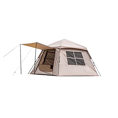Zelte für Camping Outdoor Automatisches Zelt Oxford-Stoff Tragbares Schnellaufbau-Campingzelt für 3–4 Personen mit Tür-Markisenstoff