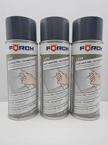 Förch SCHIEFERGRAU GRAU Schiefer RAL 7015 Lack LACKSPRAY Spray SPRAYDOSE 400ML (3)