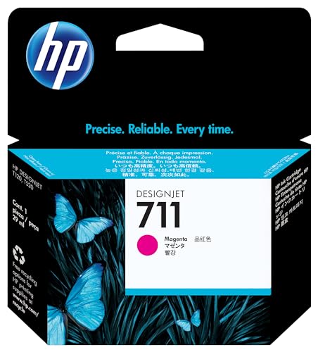 HP 711 Magenta Original Druckerpatrone (29 ml) für HP DesignJet