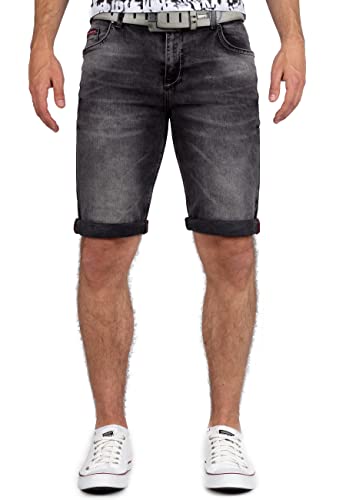 Cipo & Baxx Herren Shorts 21CB18-BANS Dunkelgrau W32