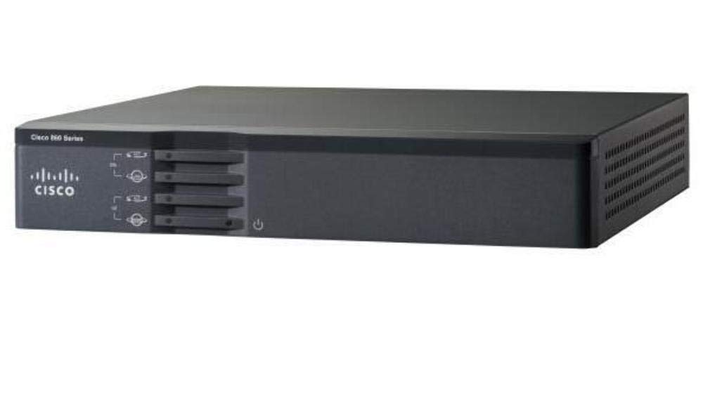 Cisco Systems 867 VAE Ethernet/LAN schwarz Router angeschlossen – Router verbunden (10,100,1000 Mbit/s, 10/100/1000Base-T (x), Ethernet (RJ-45), SNMP, SSH, schwarz, 1U), C867VAE-K9