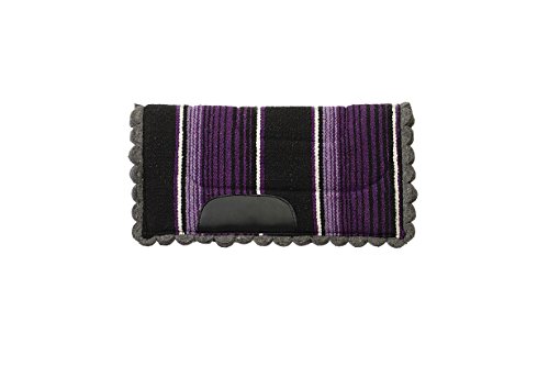 Weaver Leder Pony Filz gefüttert Navajo Sattel Pad, violett