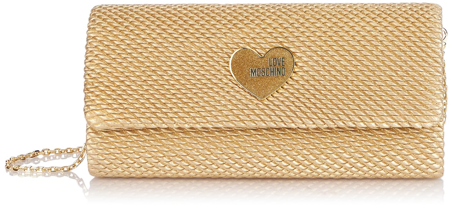 Love Moschino Damen Jc4142pp1lln190a Schultertasche, Gold