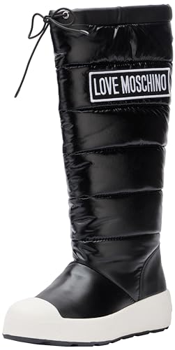 Love Moschino Damen Ja15865h0hin00a Snow Boots, Schwarz, 38 EU