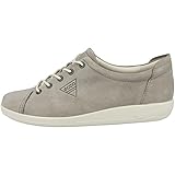 ECCO Damen Soft 2.0 Tie Tie Hohe Sneaker, Warm Grey 2375, 36 EU