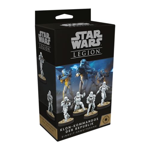 Atomic Mass Games, Star Wars: Legion – Klon-Kommandos der Republik, Einheit-Erweiterung, Tabletop, 2 Spieler, Ab 14+ Jahren, 120-180 Minuten, Deutsch