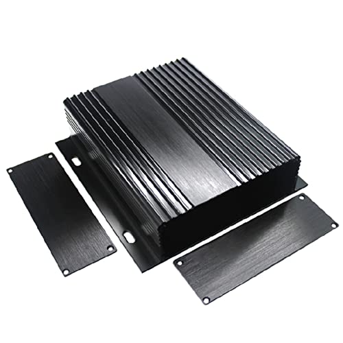 Oadnijuie Extrudiertes Projektgehäuse Wasserdichtes Metall Elektrogehäuse Aluminium Leistungsverstärker Chassis 5 91 X 5 79 61 (L X B