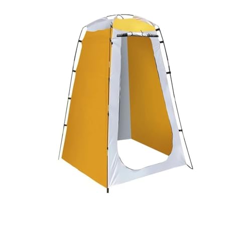 AMEEDA Camping Toilettenzelt Tragbares Sichtschutz-Duschzelt for den Außenbereich, wasserdicht, Umkleidekabine, Unterschlupf for Camping, Wandern, Strand, Toilette, Dusche, Badezimmer(ORANGE)