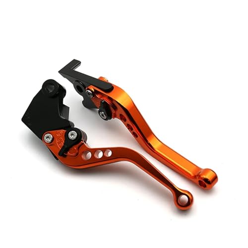 Motorrad Bremshebel Für Suzuki Für GSXR750 Für GSXR600 Für GSX-R 600 750 2004 2005 Motorrad Lang-/Kurzgriff-Bremskupplungshebel BremsKupplungshebel(Short orange)