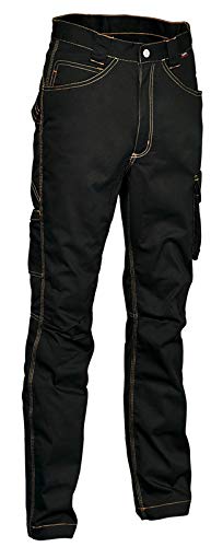 Cofra V014-0-05A.Z58 WALKLANDER Hose, 60% Baumwolle, 40% Polyester, 300G Schwarz/Schwarz, Größe 58