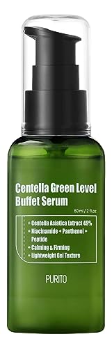 PURITO Centella Green Level Buffet Serum 60 ml für die Hautpflege, verjüngend und aufhellend