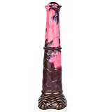 YZBBSH Pferd Dildo Realistischer Silikon Dildo 26.8 CM Analdildo mit Starkem Saugnapf, Tierdildo Monster G-Spot Prostata Massage Sex Spielzeug für Frauen Männer