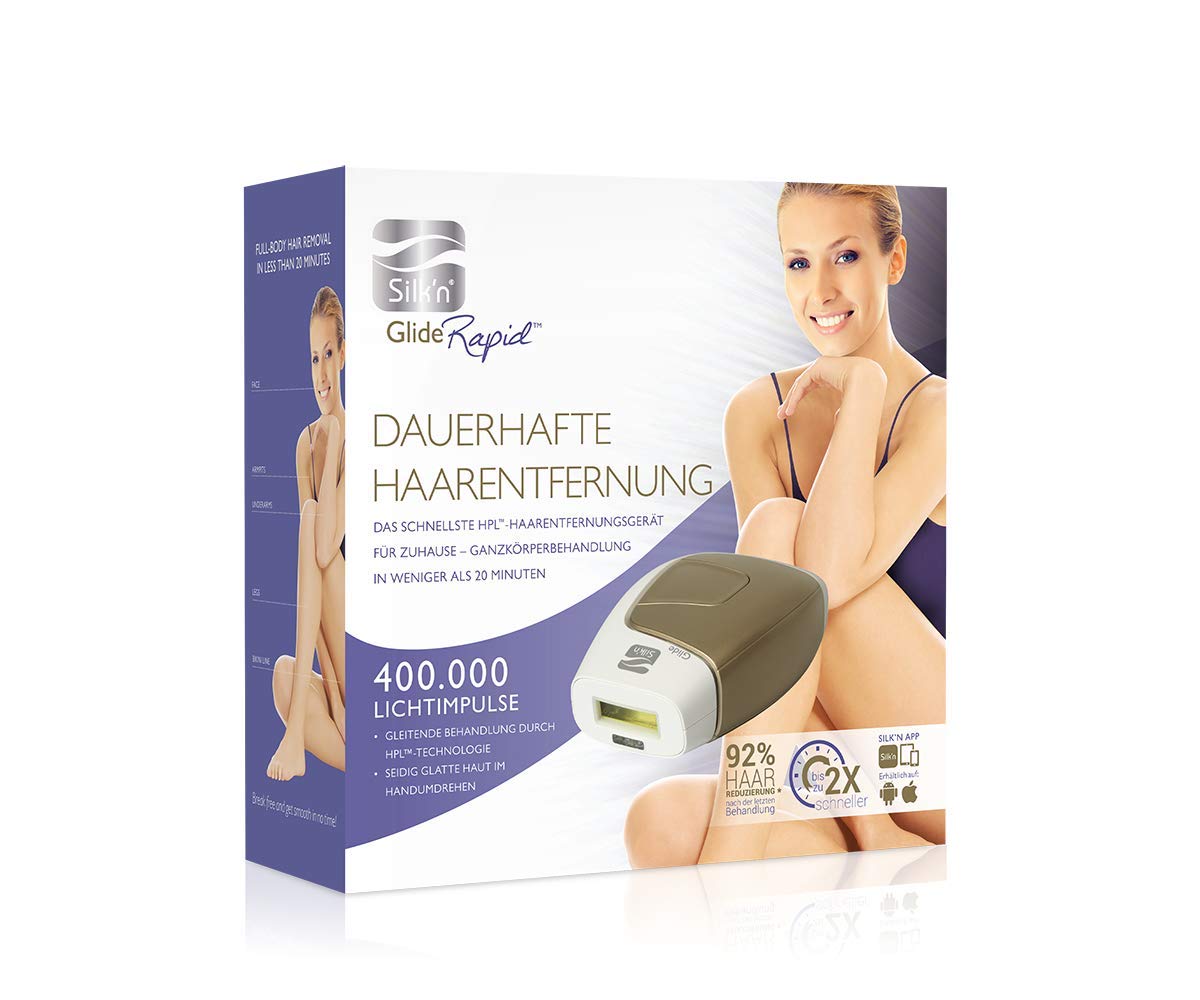 Silk'n Glide Rapid - IPL - Permanente Haarreduzierung - 400.000 Lichtimpulse