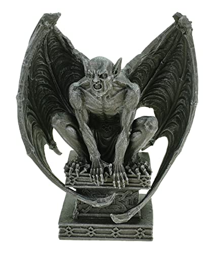 Vogler Midnight Demon mit Schwingen auf Sockel Dämon Gargoyle 19 cm Figur