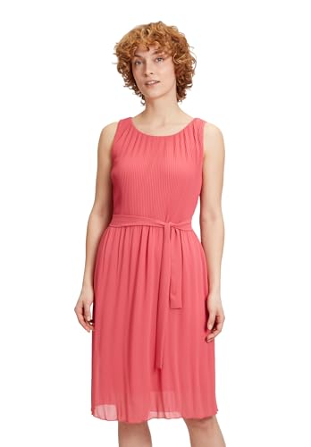 Cartoon Damen Sommerkleid ohne Arm Claret Red,34