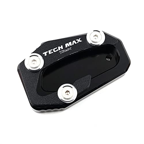 BOEYDSE88 Motorrad-Seitenständerpolster Für Y&AMAHA T-MAX TMAX 530 560 SX DX TMAX530 TMAX560 TECHMAXTMAX 2017-2022 Motorrad Kickstand Pad Fuß Seite Stehen Unterstützung Platte(TECHMAX-6)