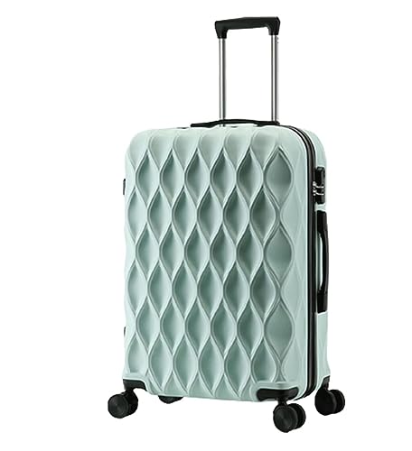 Habrur Rollkoffer Koffer Trolley Koffer Mit Rollen, Passwort-Handgepäck, Großer Aufbewahrungskoffer Koffer Gepäck Reisekoffer (Color : Grün, Size : 20 in)