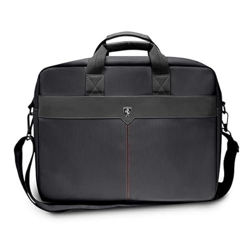 CG MOBILE Ferrari Off-Track-Laptoptasche, 38,1 cm (15 Zoll), Schwarz – FEOCECB15BK, Schwarz