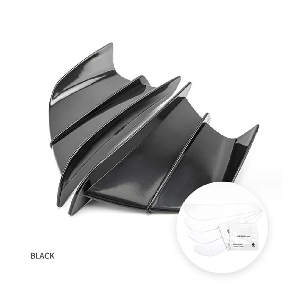 Seitenverkleidung Links rechts 2Pcs Motorrad Aerodynamische Spoiler Flügel Universal Dynamische Verkleidung Vorderseite Luftabweiser Mit Modifiziertem Zubehör