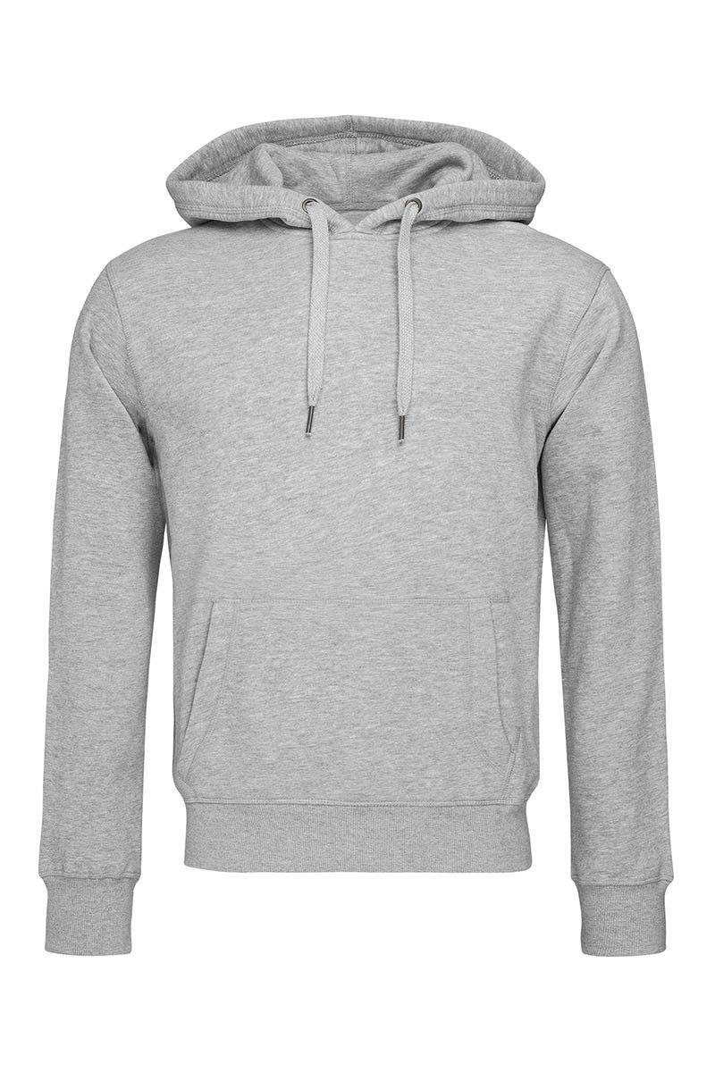 StedmanHerren Kapuzenpullover Grau Grey Heather