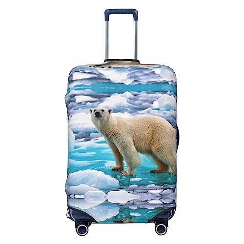 Miniks Bear Ice Reisegepäckabdeckung, robuster Koffer-Schutz, passend für 45,7 - 81,3 cm große Gepäckstücke, Größe XL, Schwarz, X-Large