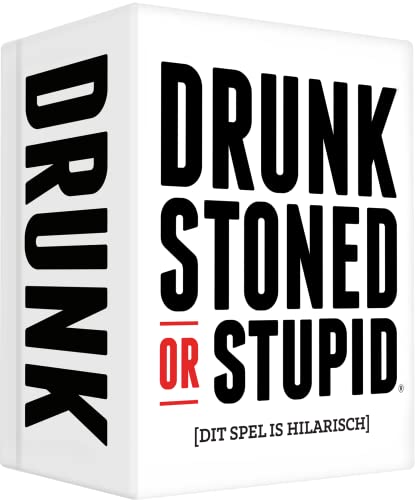 Plan B Games Betrunk, Stoned or Stupid NL - Lerne Deine Freunde wirklich kennen! - Partyspiel - Deutsch