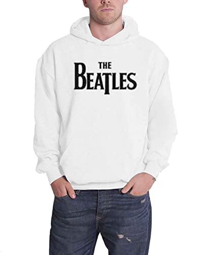 The Beatles Kapuzenpullover Let it Be 3 Savile Row Nue offiziell Herren Weiß M