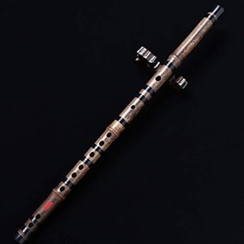 WEN-dizi Chinesische Dizi Schwarze Bambusflöte Professionelles Flötenmusikinstrument C/D/E/F/G-Melodie,F