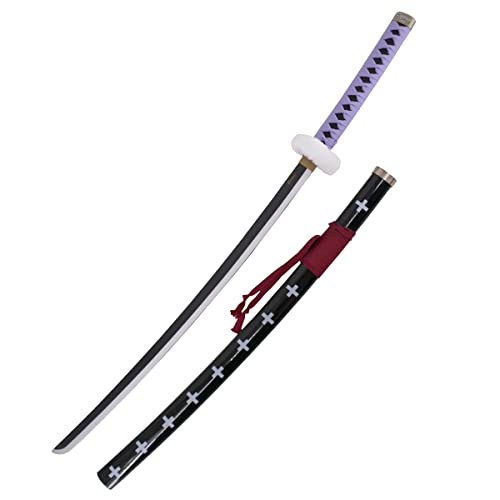 AMONT Nachbildung des Japanischen Katana aus Bambus - Trafalgar Law Modell aus Holz - Einteilige Serie - 104 cm