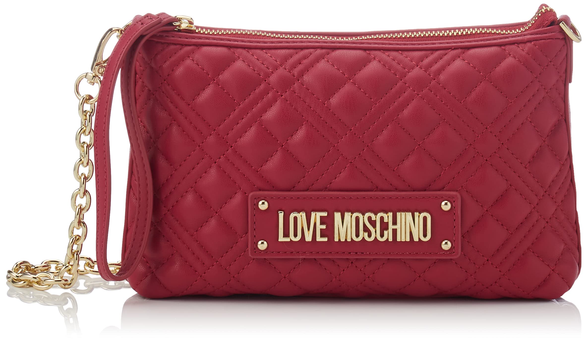 Love Moschino Damen Borsa Quilted Pu Fuxia Umhngetasche, Fuchsia