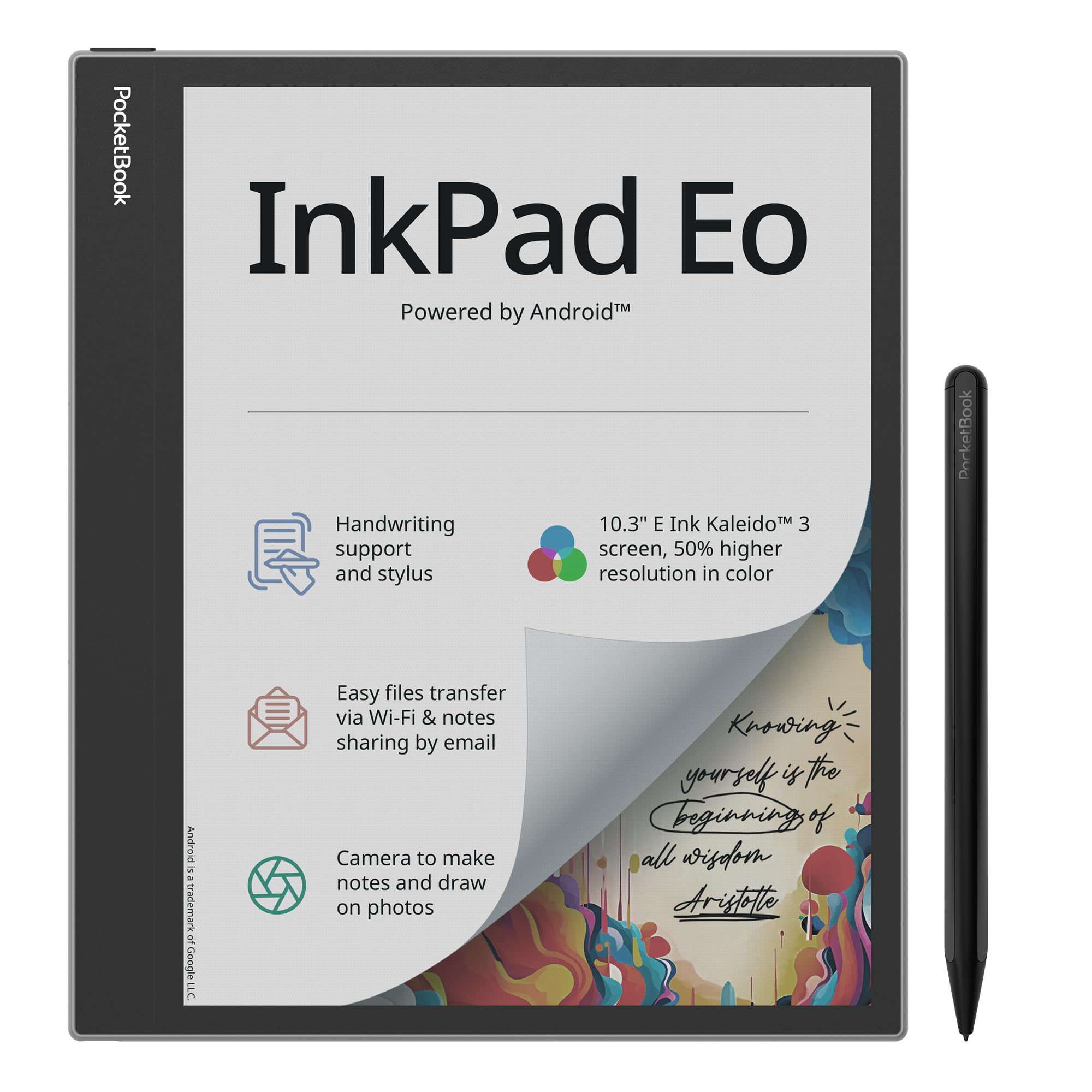 POCKETBOOK Ebook InkPad Eo 10 3 E-Ink Kaleido 3 64GB WI-FI Mist Gray