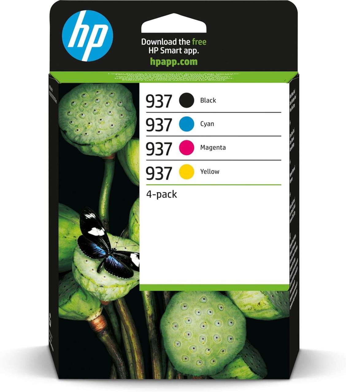 HP Original 937 Druckerpatronen - 4er Multipack (6C400NE)