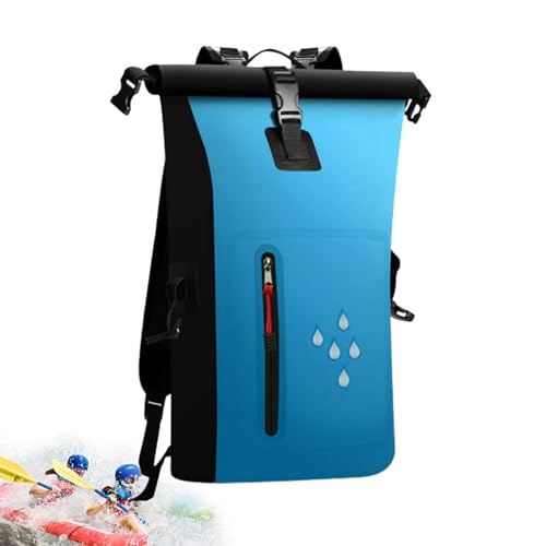 Harmoousue Schwimmender wasserdichter Packsack, wasserdichter Rucksack für Rafting - Wasserdichter PVC-Trockenrucksack für Damen | Multifunktionale, leichte, schwimmende Tasche, staubdicht, zum Reiten