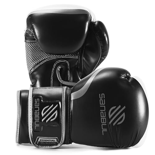 Sanabul Gel Boxhandschuhe, fur Kickboxing, Mauy Thai, Boxsack, Sparring, MMA - Handschuhe fur Männer und Frauen 8 10 12 14 16 oz