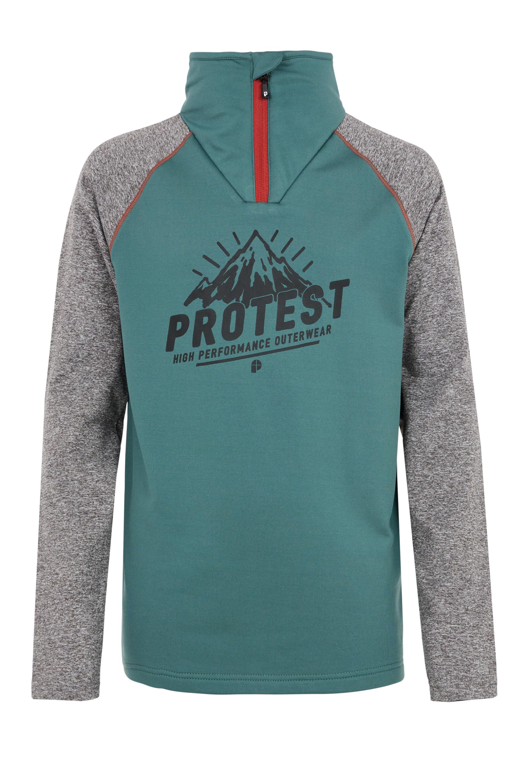 Protest Boys 1/4-Reißverschluss PRTSKIP JR Atlantic Green 152