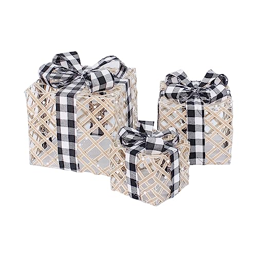 HDKEAN Multifunktions-Box Ornament Set von 3 Dekoration Zubehör für Zuhause Hochzeit Geburtstag