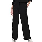 JdY Damen Jdydivya Hw Wide Pants Wvn Noos Hose, Schwarz, L EU