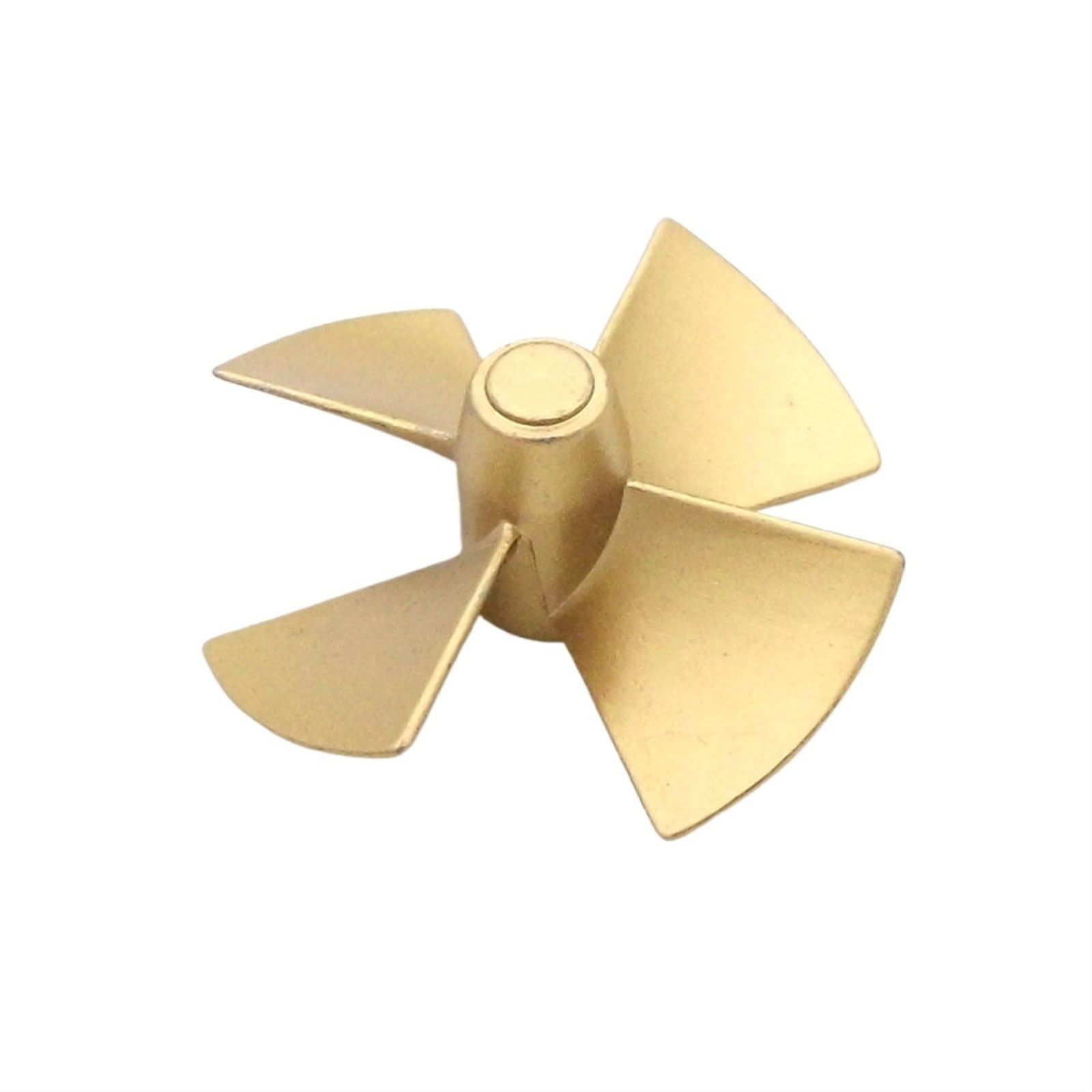 VAKIRA RC Boot Metall Propeller 4-Blatt M4 30-50mm Unterwasserpropeller, for RC Boat Scale Tug Fishing Marine Bootsmodell Bootspropeller(1PC D50mm Left Hand)