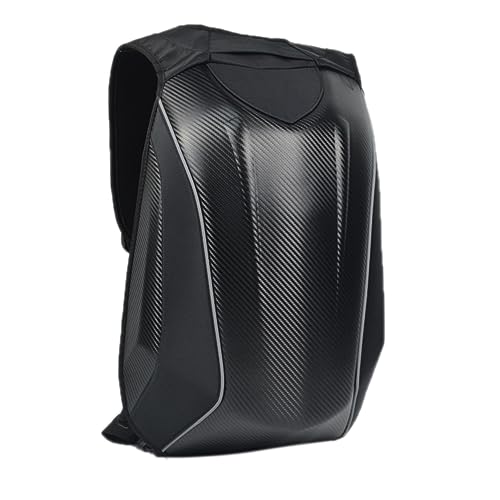 Motorrad-Hartschalentasche, ergonomisches Design, wasserdichte Gepäcktaschen, multifunktionaler Hartschalen-Rucksack, Motorrad-Rennrucksack, Fahrradrucksack für Schutzkappensack, Kurierpaket