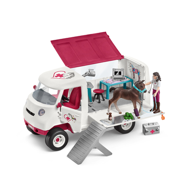 schleich® Mobile Tierärztin mit Hannoveraner Fohlen 42439