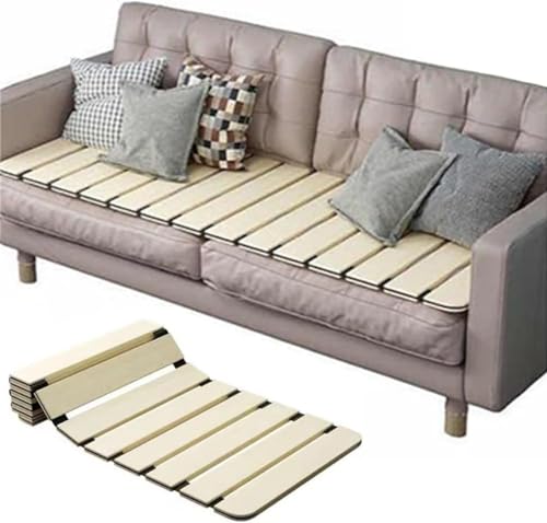 Gvqng Klappbare Bettbretter, Hochbelastbare Bunkie-Latten, VollgrößE Plattformbetten/Boxspringbetten/Tagesbetten/Couch Holzmatratze, Couchkissen-UnterstüTzung,A,50X190 cm