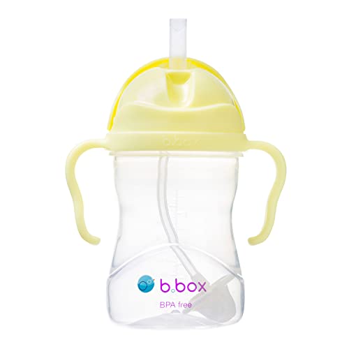 b.box Trinklernbecher für Jeden Winkel | Flip-Top, Schwerer Strohhalm, Griff, Auslaufsicher | BPA-Frei & für Spülmaschine | ab 6 M | 240 ml (8 oz)