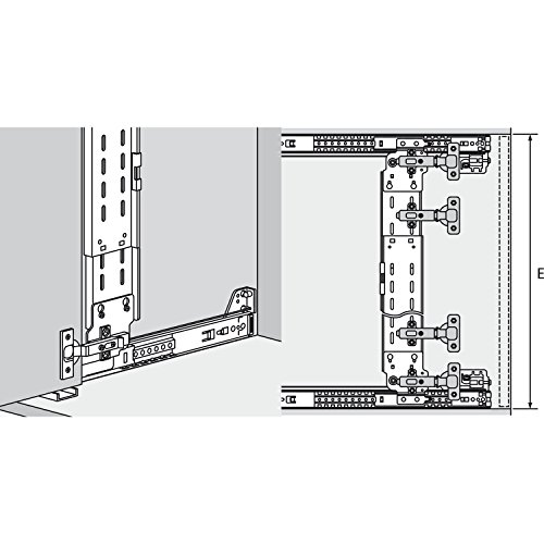 ACCURIDE 1432 Scharnierleiste, Stahl schwarz