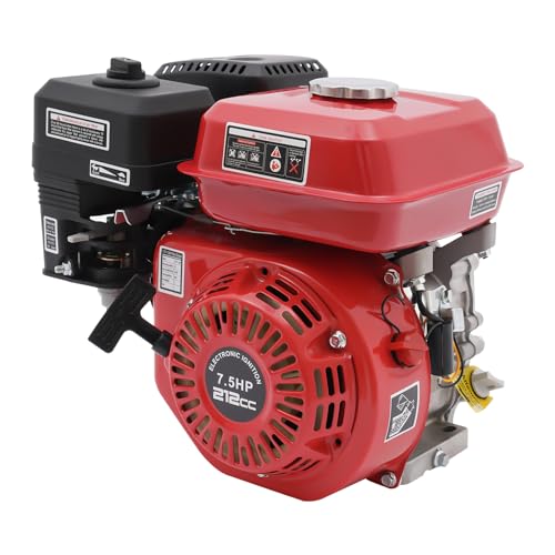 4 Takt 7,5 PS Benzinmotor, 4 kW 3600 RPM Standmotor Kartmotor Antriebsmotor OHV Viertaktmotor Einzylinde Engine Tragbarer luftgekühlt Generator mit Ölalarm