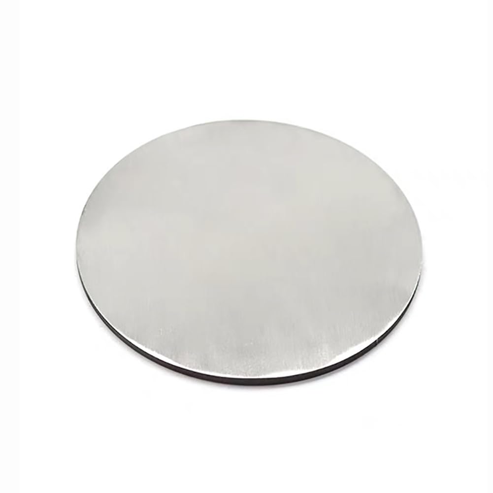 BAIWANLIN 304 edelstahlplatten rund zuschnitt Metallplättchen Dicke0.6mm,Diameter50mm-100mmOberfläche unbearbeitet Scheibe Platte,0.6mm*300mm*1pcs