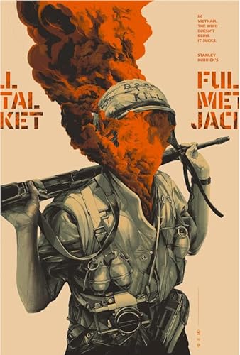 HfmQuisutron Retro Drama Film Full Metal Jacket Poster Holzpuzzle 1000 Teile für Erwachsene Kinder Spiele Lernspielzeug Geschenk Pq01Ay