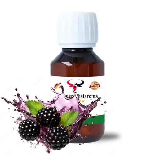 Brombeere Konzentrat-Drops | hochkonzentriertes Aroma ohne Zucker | für Wassersprudler | Fertiggetränk | kalorienarm | Lebensmittel, Kochen, Backen, Hobby, Raumerfrischung uvm. (100 ml)