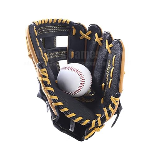 Baseball Handschuhe,Baseball Glove Leder Baseballhandschuh Ball Baseball Set Mitten Baseball Mitt (Color : 12.5 Inch Adults)