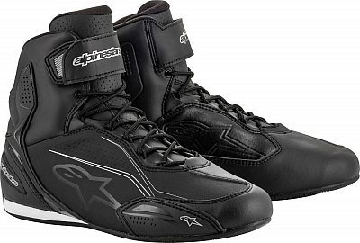 Alpinestars Stella Faster-3 Damen Motorradschuhe Schwarz/Silber 7,5 (39)