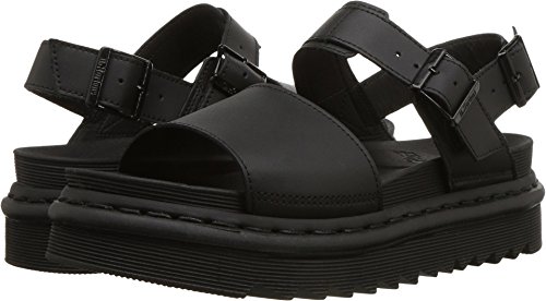 Dr. Martens Damen Voss Slingback Sandalen, Black Black Hydro Leather 001, 38 EU